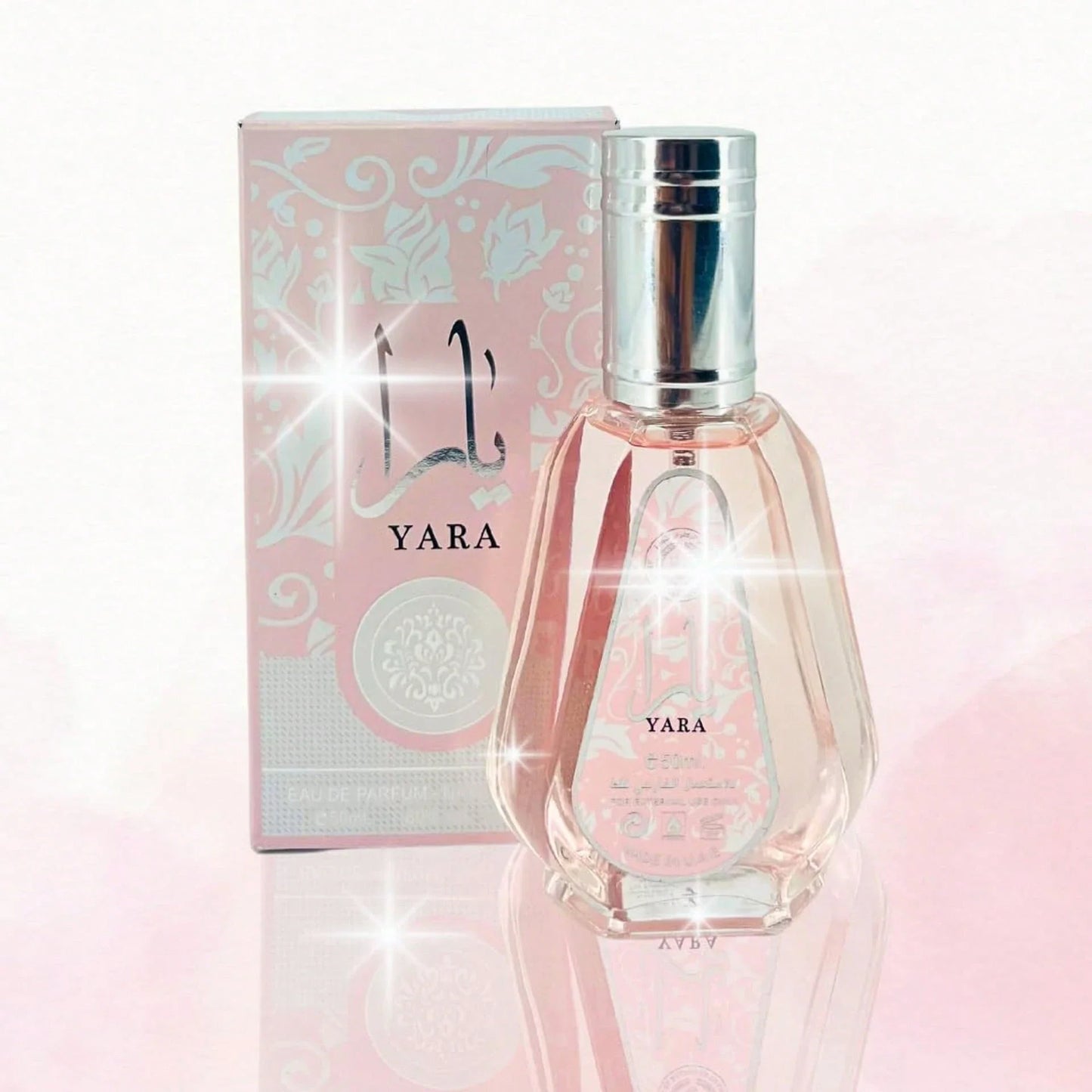 LocalYara Eau De Parfum Spray For Women, 1.7 Fl Oz (50 Ml) - Gourmand Accord, Vanilla, Musk, Heliotrope, Orchid, Tangerine, Fragrance, Perfume, Unisex, Long Lasting, Scent, Notes, Signature, Luxury, Gift, Collection, Classic, Set, Original