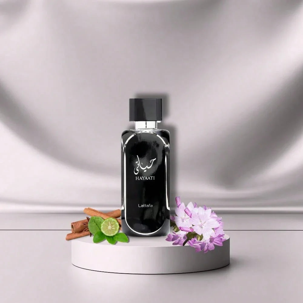 LocalLattafa Hayaati Eau De Parfum For Men 3.4 Oz | Woody Aromatic With Apple, Cinnamon & Vanilla | Warm Spicy Long-Lasting Cologne