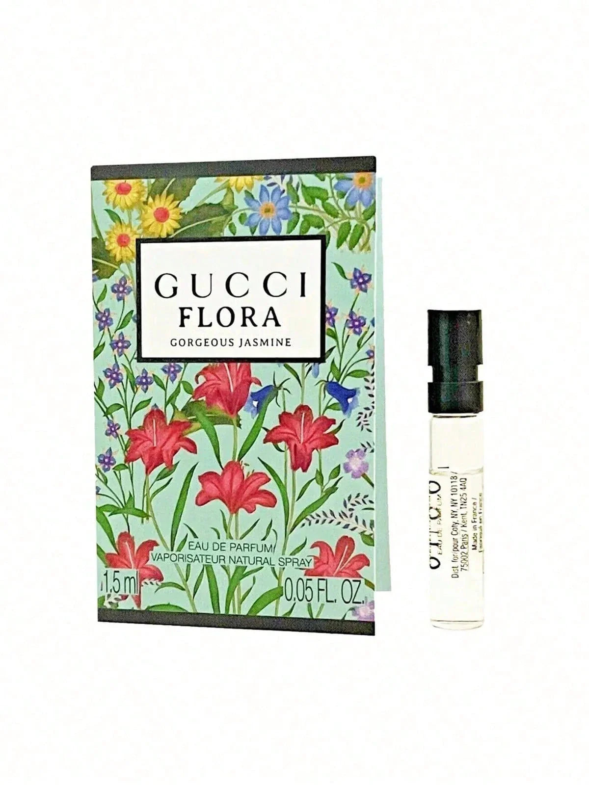 LocalGucci Flora Gorgeous Jasmine Eau De Parfum Spray For Women EDP Perfume Perfumes 1oz/30ml 1.6oz/50ml 3.3oz/100ml Long-Lasting Flower Sweet Girlfriend Wife Mother Friend Birthday Graduation Party Travel Camping Outdoors School Campus Trip Festivals Ann