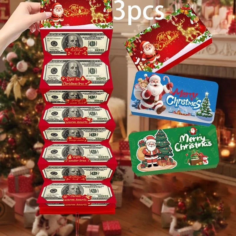 Christmas Pop-Up Money Gift Cards