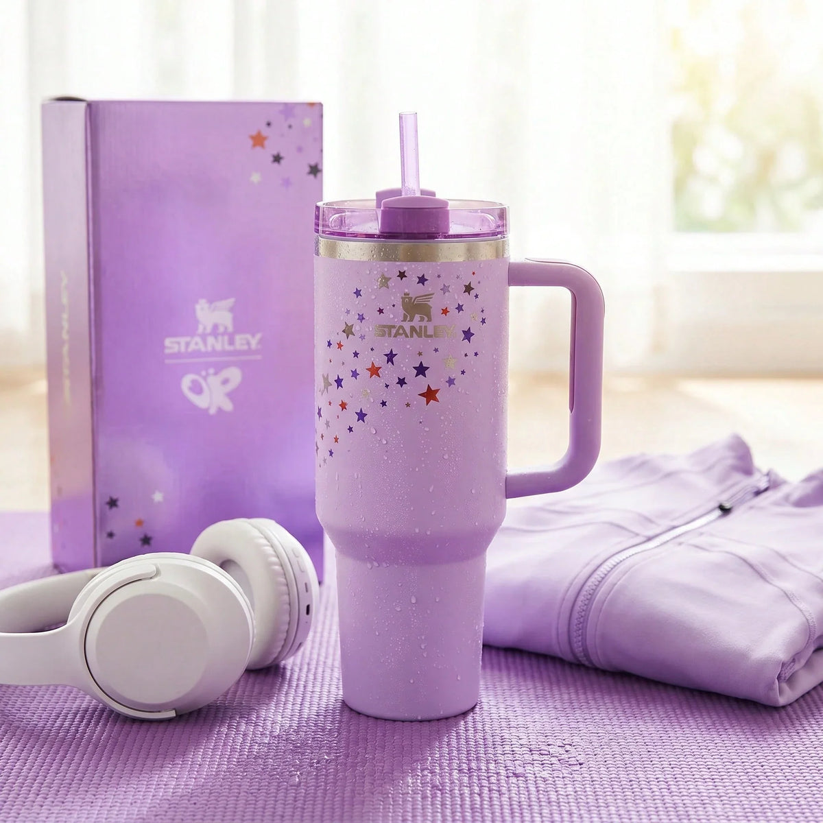 Stanley 40oz Purple Star Tumbler