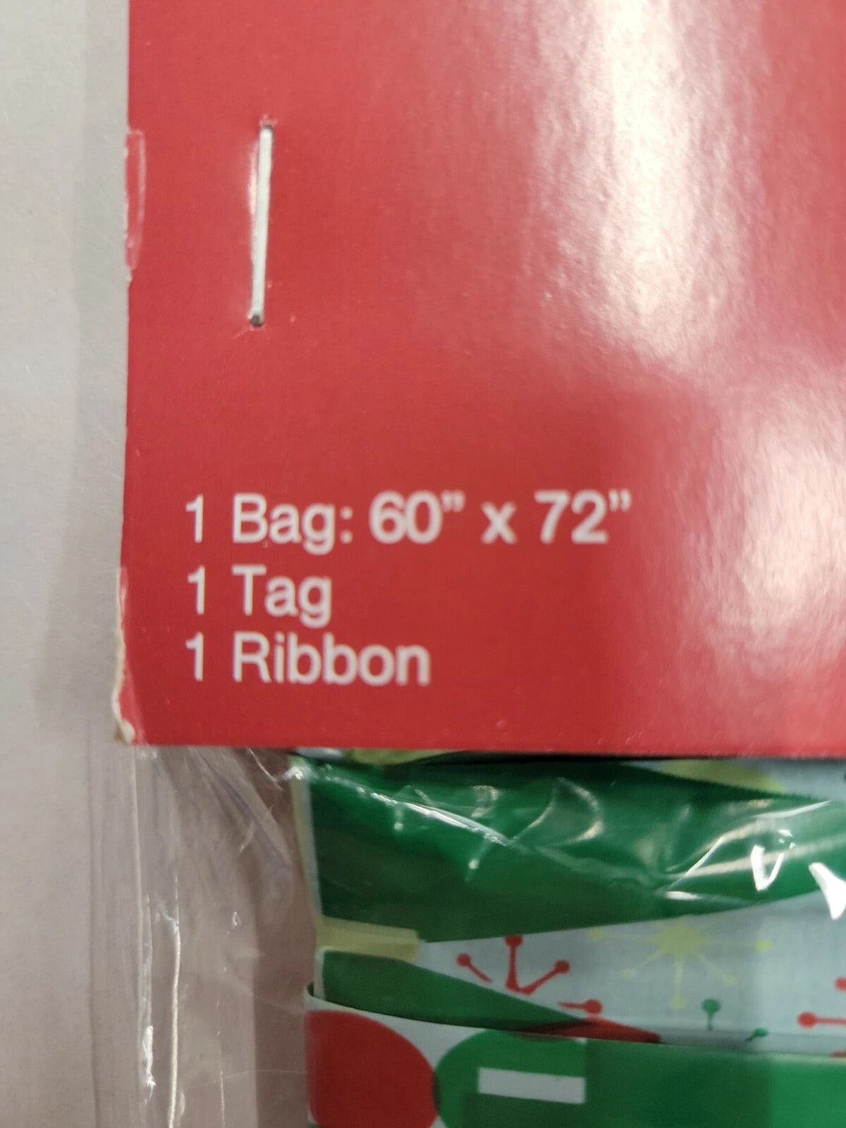 Jumbo Green Christmas Gift Bag