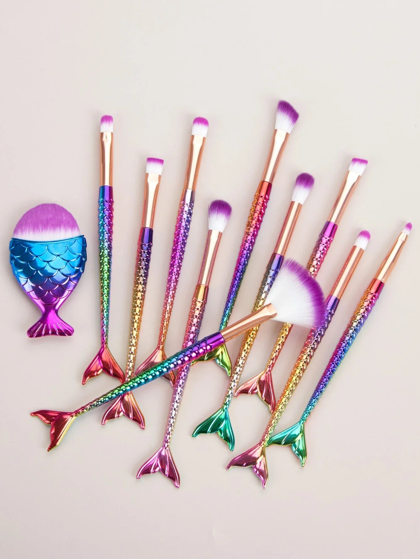 Makeup Brush Sets, 11pcs Creative Multifunctional Makeup Brush For Making Up Supply For Dresser For Cream Powder Liquid For Makeup Foundation Cream Lotion Moisturizer Gel Peel And Mud Sheets, Makeup Brush/Cosmetic Brush,Brush Set,Makeup Brush Kit,Make Up
