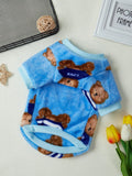 PETSIN Blue Bear Pet Pullover