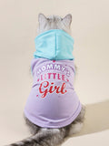 PETSIN Letter Graphic Dog Tank