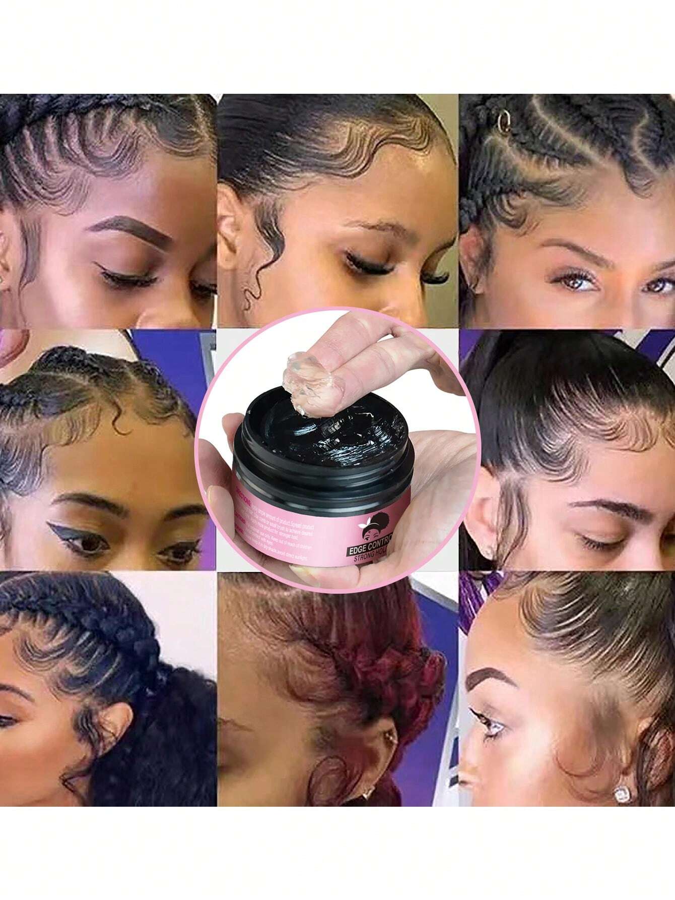 Non-Greasy, Edge Control, Strong Hold, No White Residue, Suitable For Women