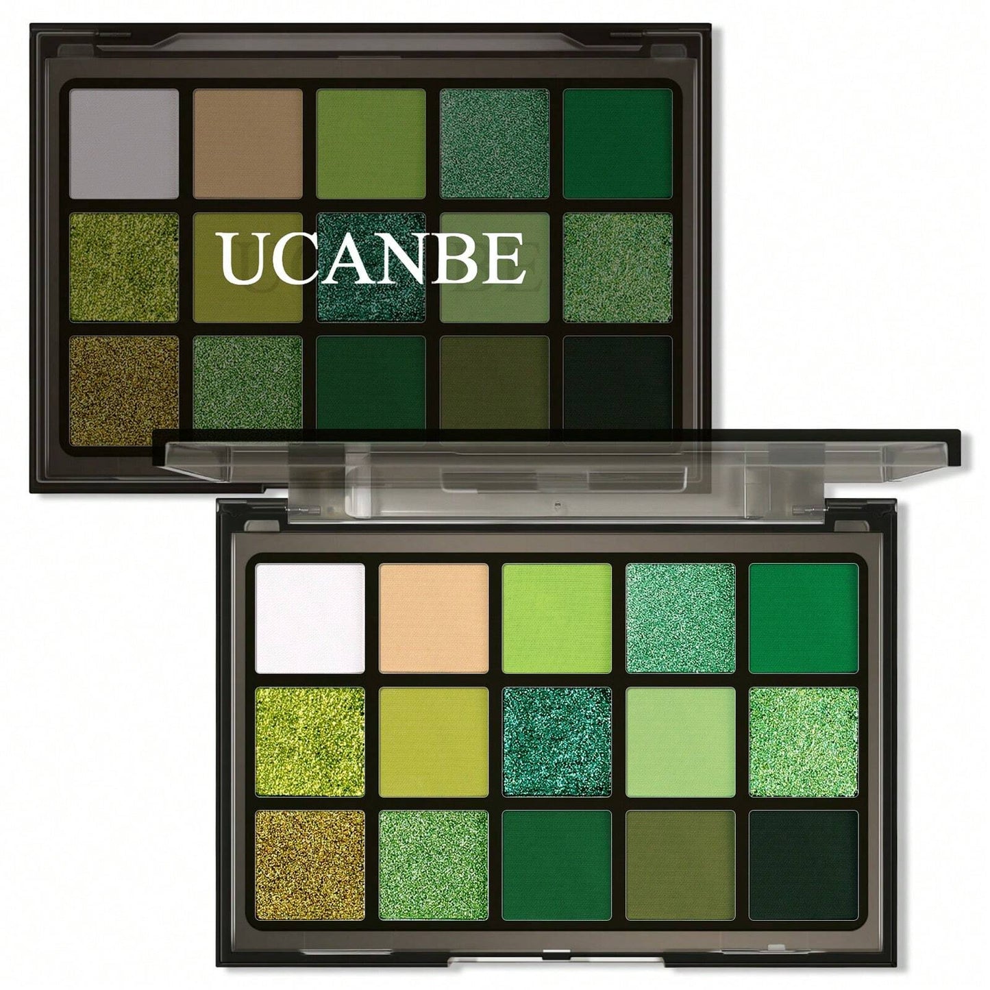 LocalUCANBE Colorful Shimmer Matte Makeup Eyeshadow Palette, 15 Shades Vibrant Pastel Eye Shadow Pallet, High Pigmented Blendable Rainbow Make Up Plattet Kit