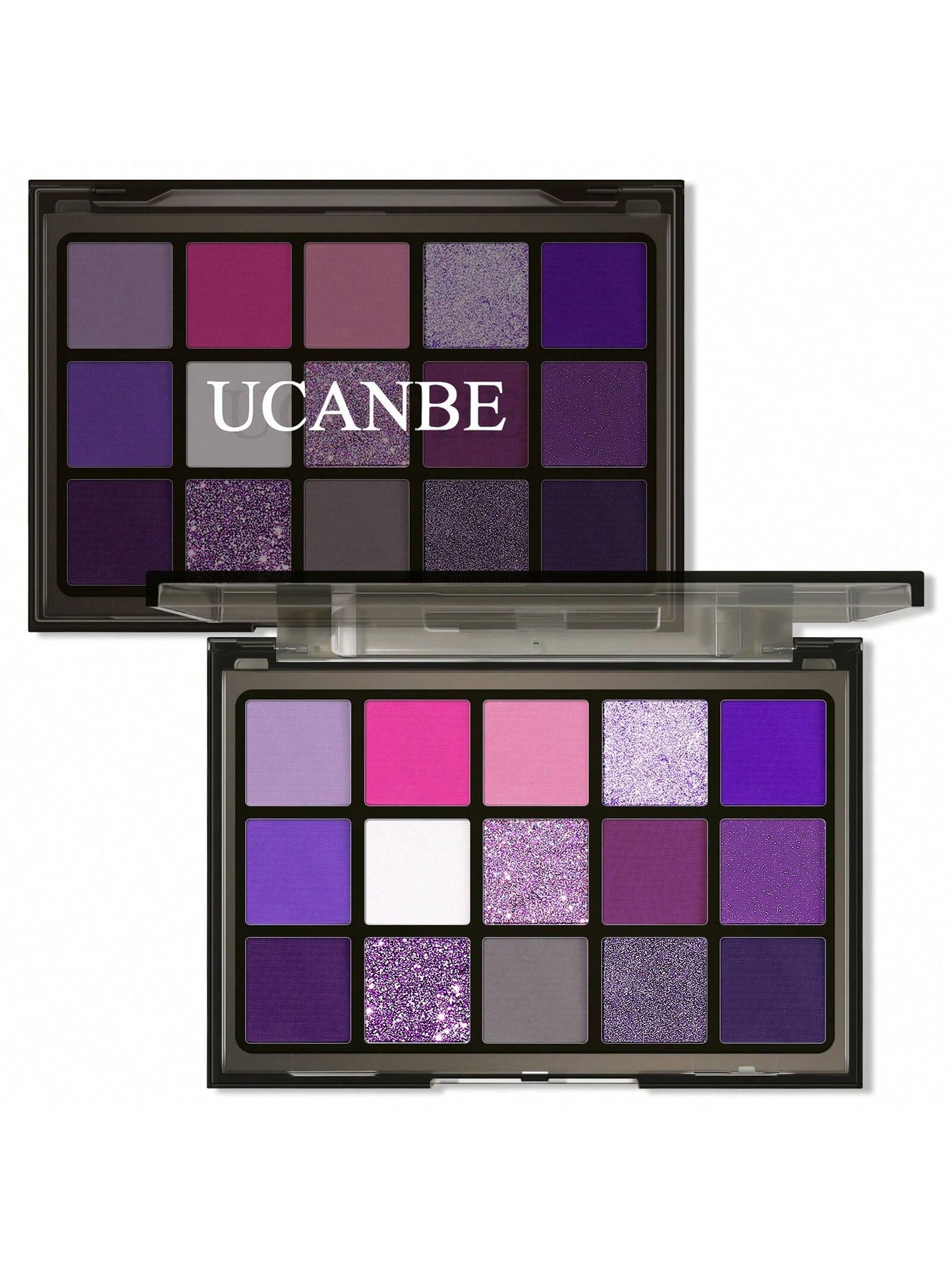 LocalUCANBE Colorful Shimmer Matte Makeup Eyeshadow Palette, 15 Shades Vibrant Pastel Eye Shadow Pallet, High Pigmented Blendable Rainbow Make Up Plattet Kit