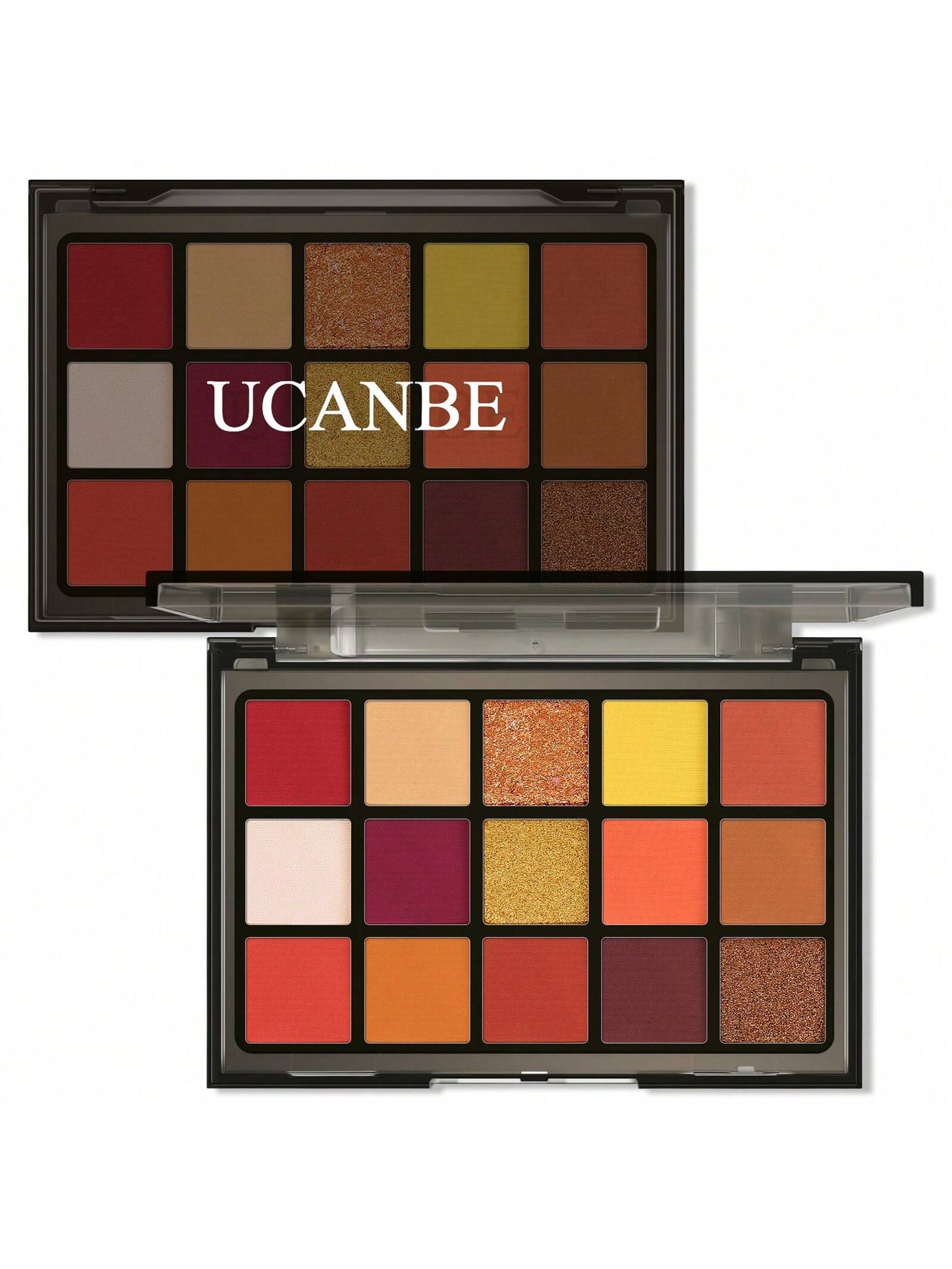 LocalUCANBE Colorful Shimmer Matte Makeup Eyeshadow Palette, 15 Shades Vibrant Pastel Eye Shadow Pallet, High Pigmented Blendable Rainbow Make Up Plattet Kit