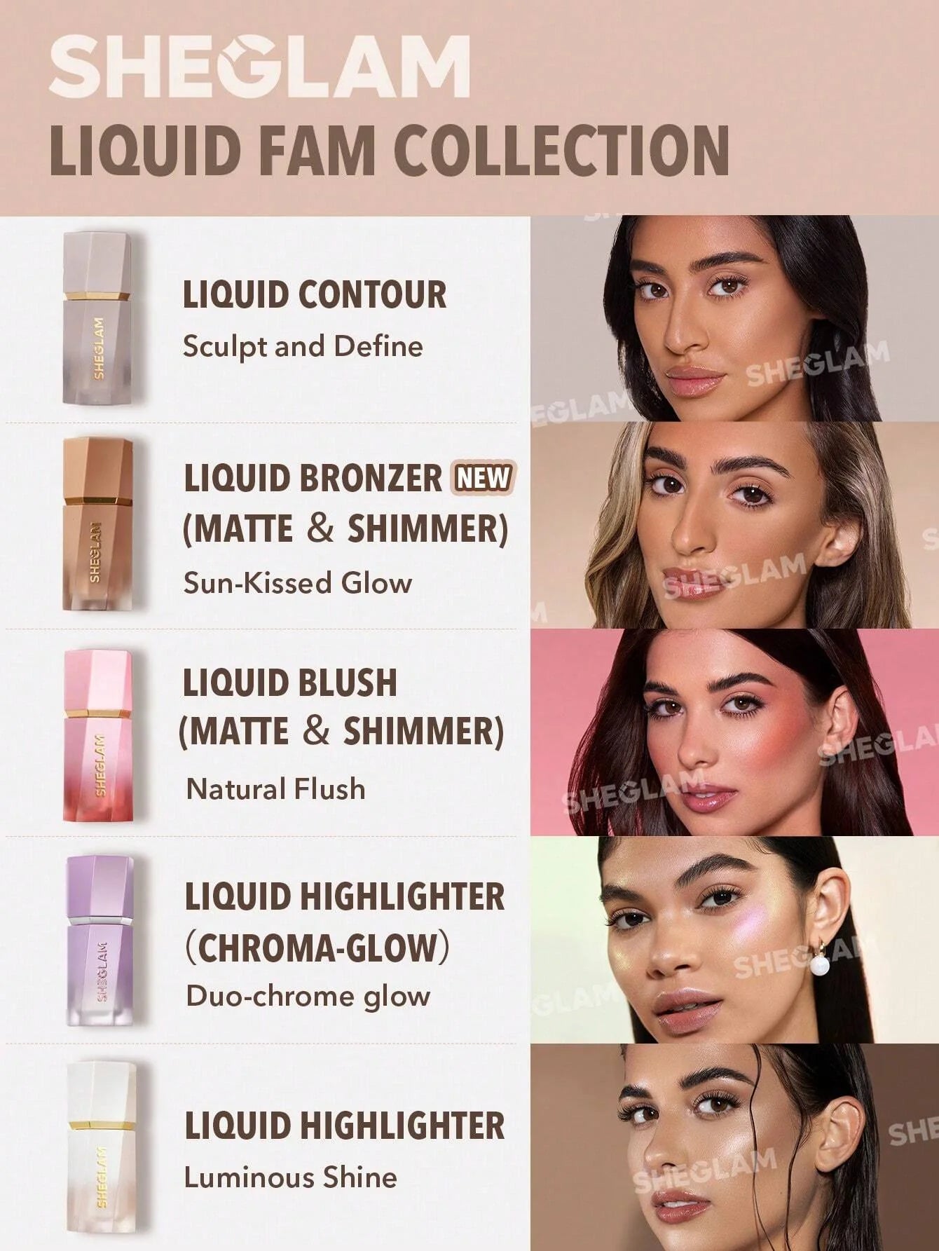 SHEGLAM Sun Beam Matte Liquid Bronzer-Terracotta Gel Cream Contour Non-Greasy Long Lasting Highly Pigmented Natural Contour Contouring Weightless Bronzer Brown Contour & Bronzer Brand Beauty Makeup Face Paint Cosmetic For Women Girls Perfect For Winter Id
