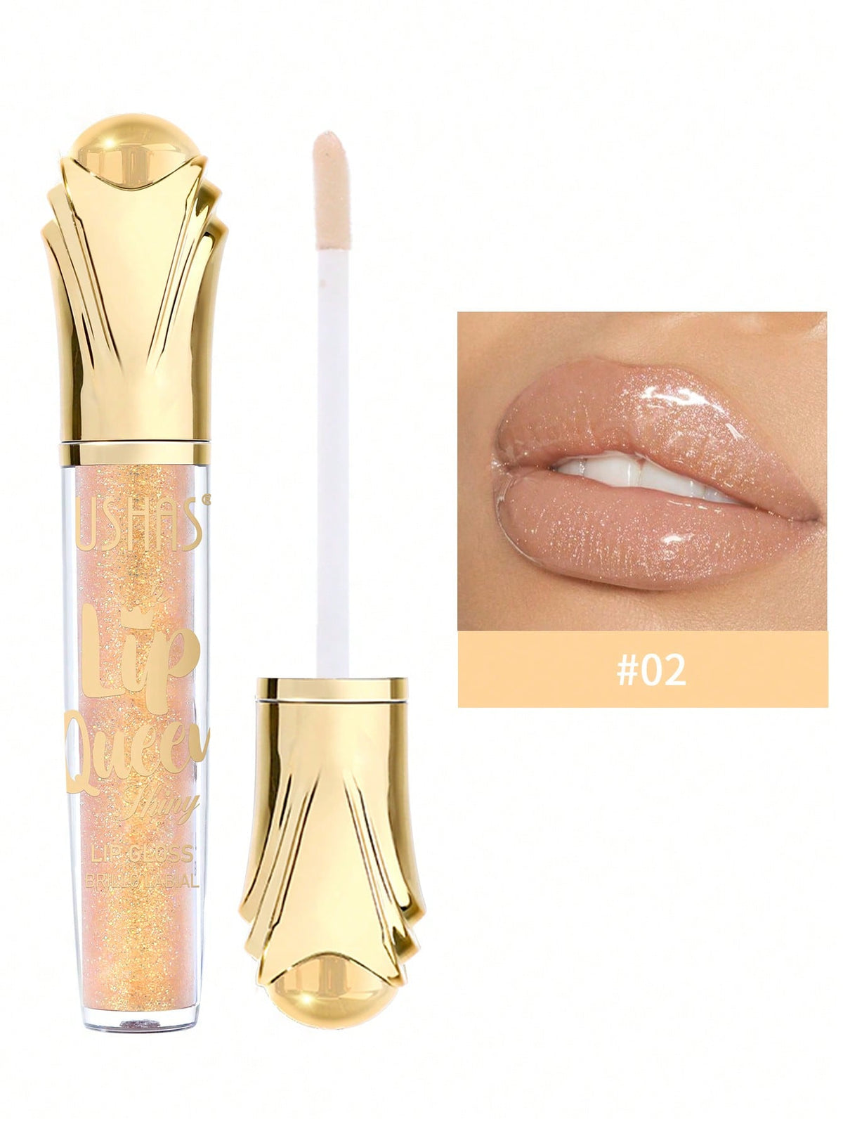 Ushas Glitter Liquid Lipstick Set