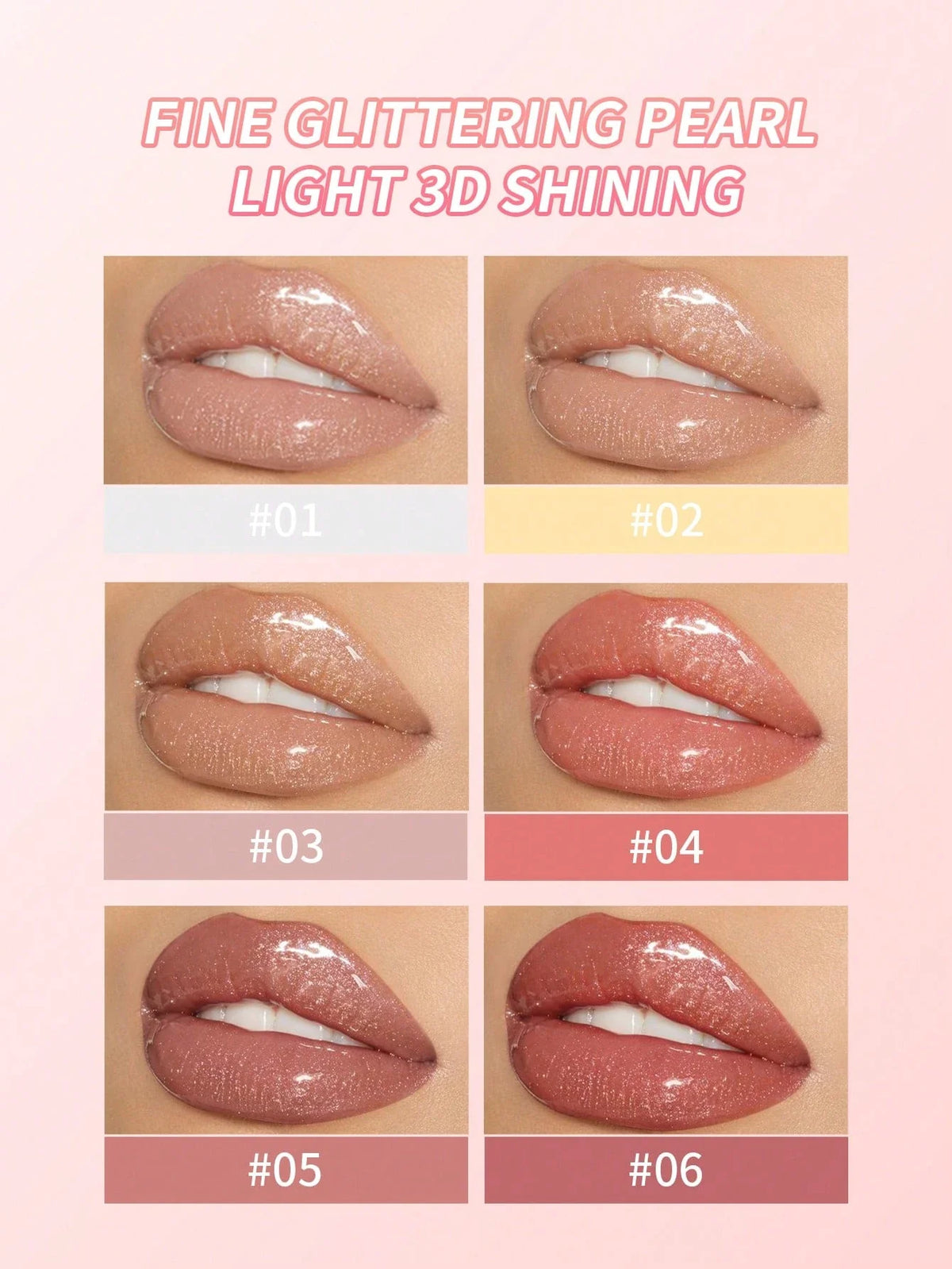 Ushas Glitter Liquid Lipstick Set