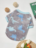 PETSIN Dinosaur Print Pet Hoodie