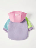 PETSIN Colorblock Dog Hoodie Sweatshirt