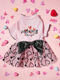 PETSIN Valentine’s Dog Dress Pink