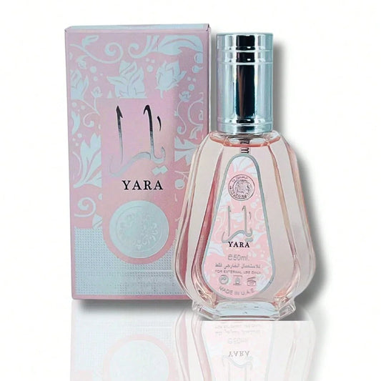LocalYara Eau De Parfum Spray For Women, 1.7 Fl Oz (50 Ml) - Gourmand Accord, Vanilla, Musk, Heliotrope, Orchid, Tangerine, Fragrance, Perfume, Unisex, Long Lasting, Scent, Notes, Signature, Luxury, Gift, Collection, Classic, Set, Original