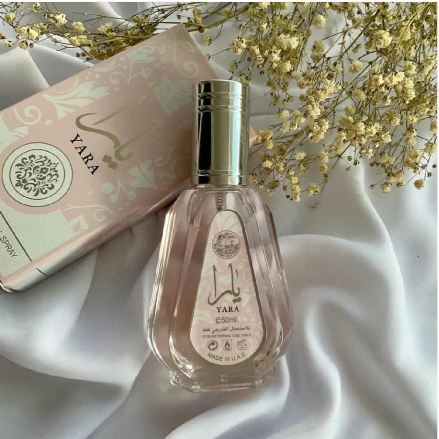 LocalYara Eau De Parfum Spray For Women, 1.7 Fl Oz (50 Ml) - Gourmand Accord, Vanilla, Musk, Heliotrope, Orchid, Tangerine, Fragrance, Perfume, Unisex, Long Lasting, Scent, Notes, Signature, Luxury, Gift, Collection, Classic, Set, Original