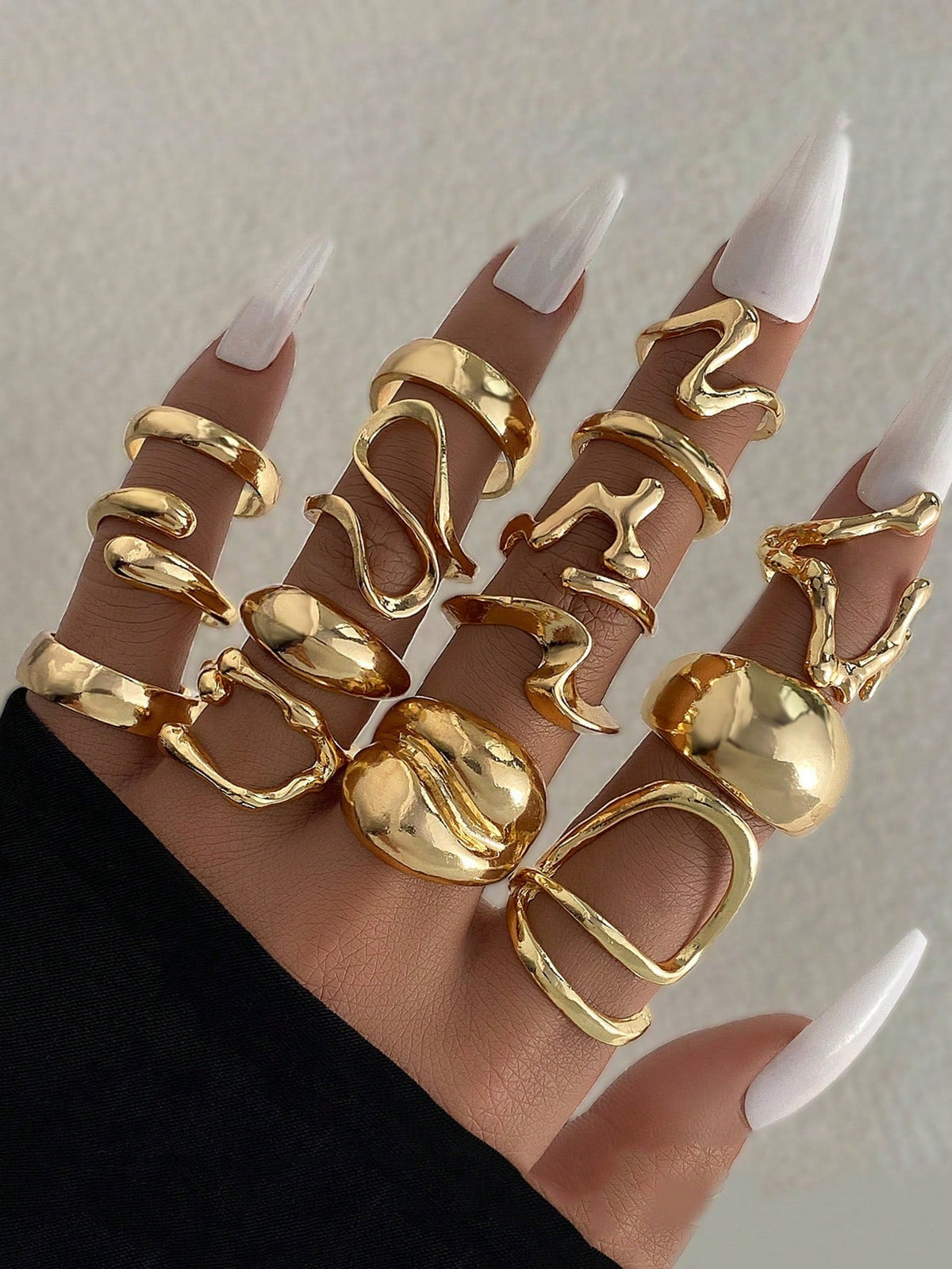 Boho Heart Knuckle Ring Set