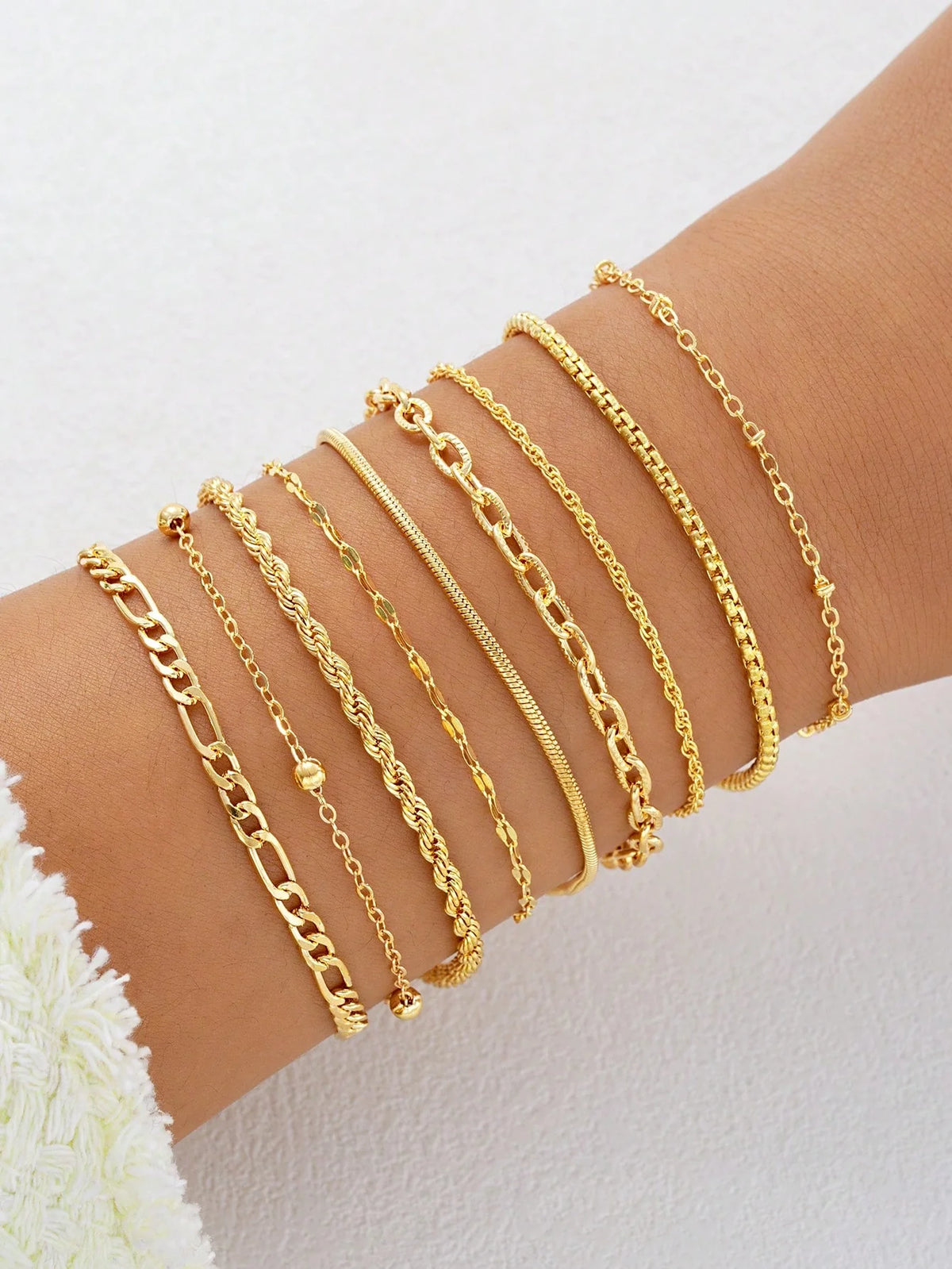 Layered Heart Bracelet Gift Set