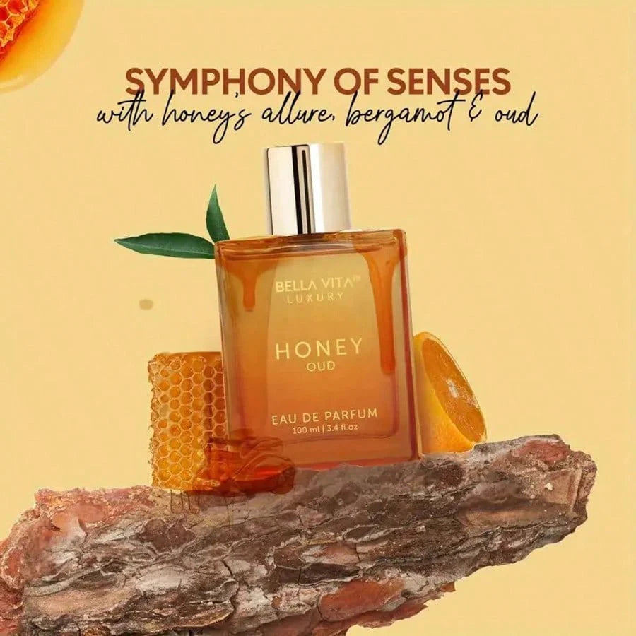 LocalBella Vita Luxury White Oud Unisex Eau De Toilette With Orange, Fressia And Tobacco Woody, Suitable For Valentine's Day, Birthdays, Gift Giving, Dates, And Other Occasions