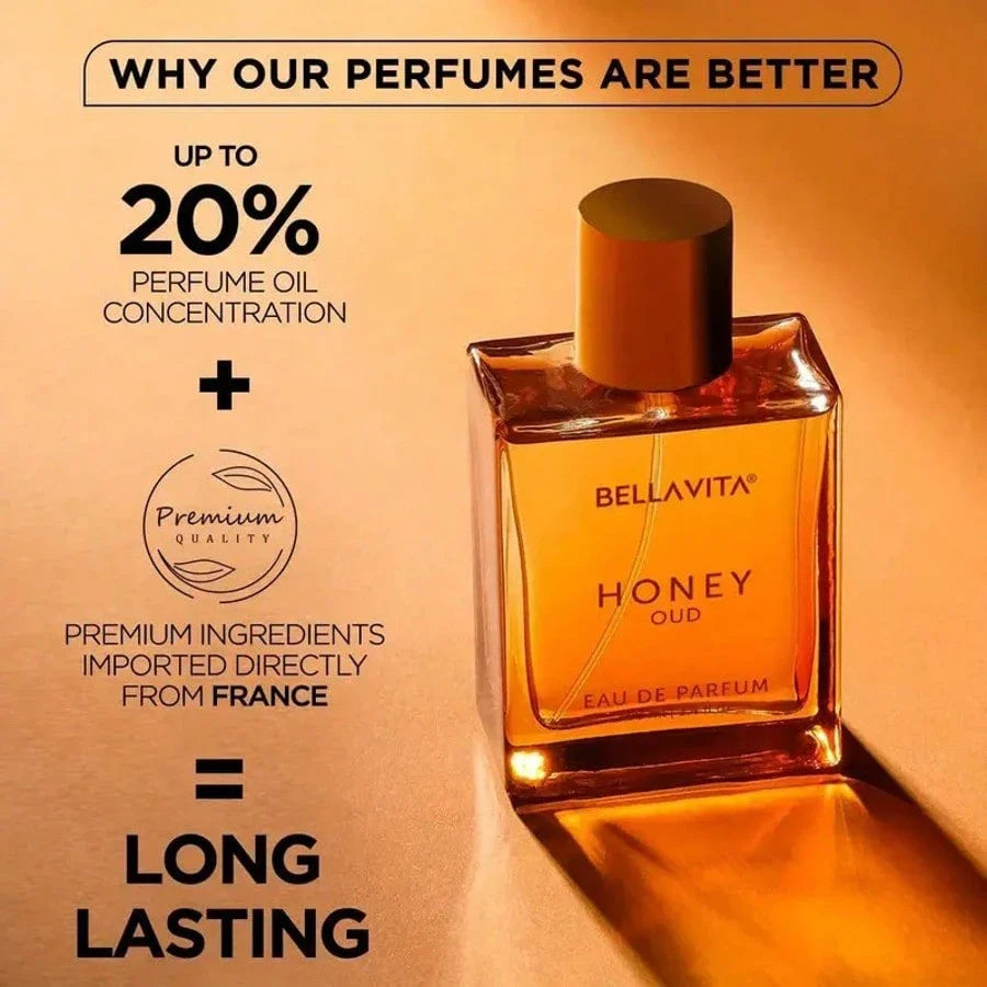 LocalBella Vita Luxury White Oud Unisex Eau De Toilette With Orange, Fressia And Tobacco Woody, Suitable For Valentine's Day, Birthdays, Gift Giving, Dates, And Other Occasions