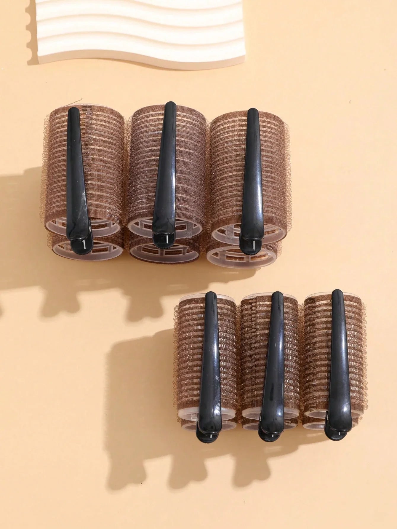18pcs/Set Large Size Hair Rollers With Clips, Self-Gripping Curler Suitable For Long/Medium/Short Hair And Bangs, DIY Hair Curling Tool (Includes 12pcs Large Roller Tubes + 6pcs Clips),Back To School,Travel Holiday Essentials,Hair Accessories For Women,Ha