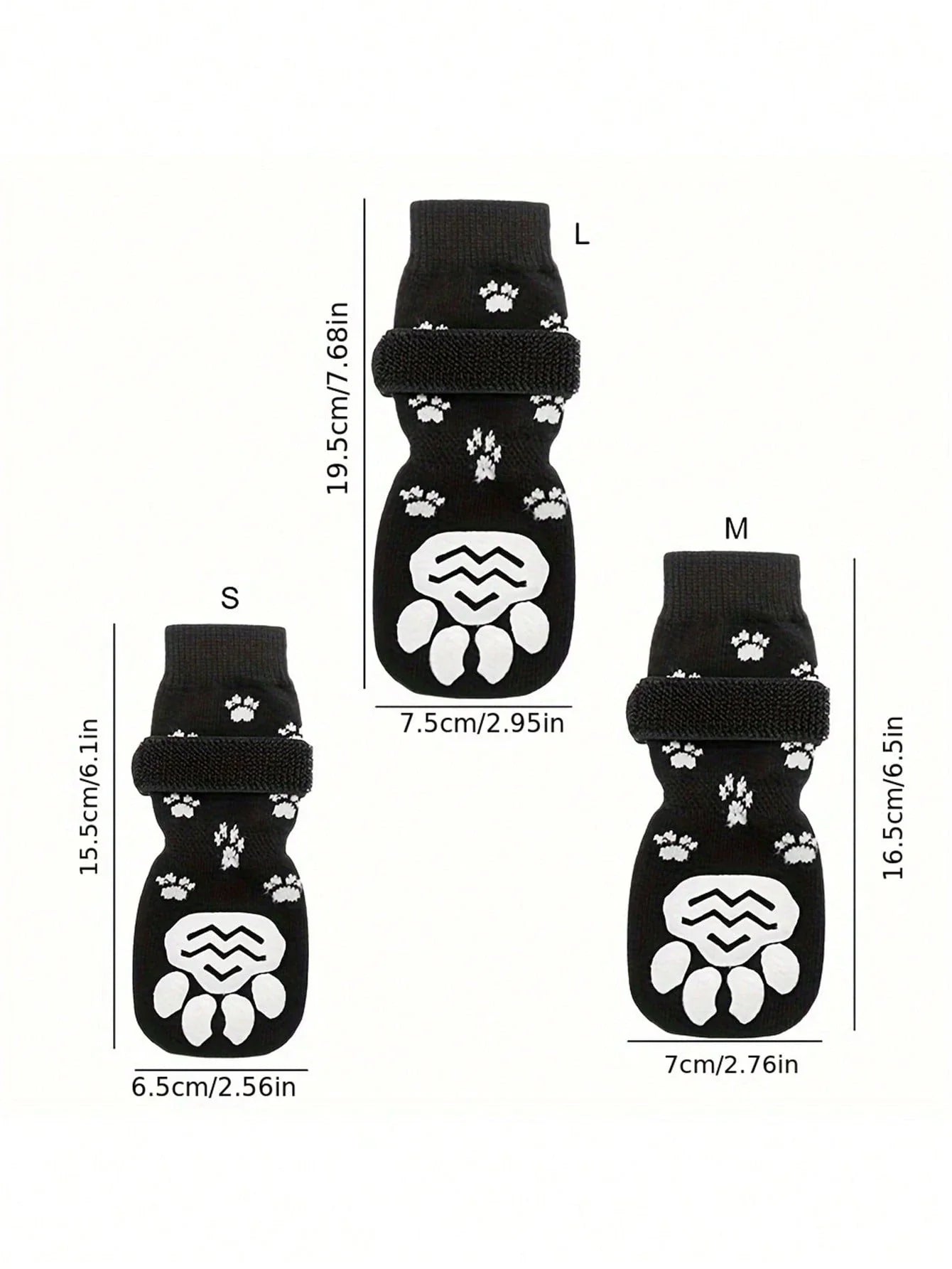 Anti-Slip Dog Paw Socks
