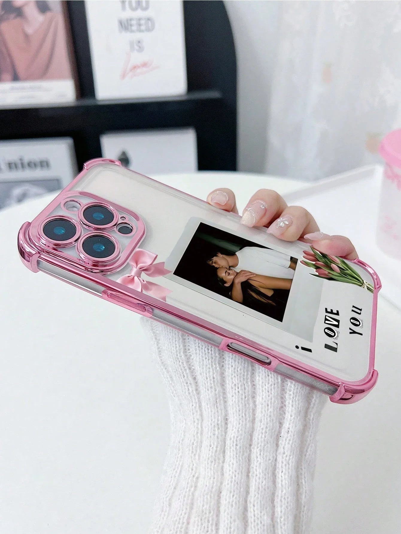 Personalized Couple Hug Phone Case