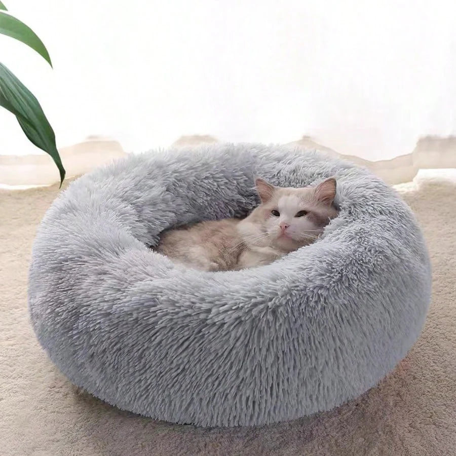 Soft Plush Round Pet Bed