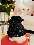PETSIN Velvet Snowflake Pet Dress