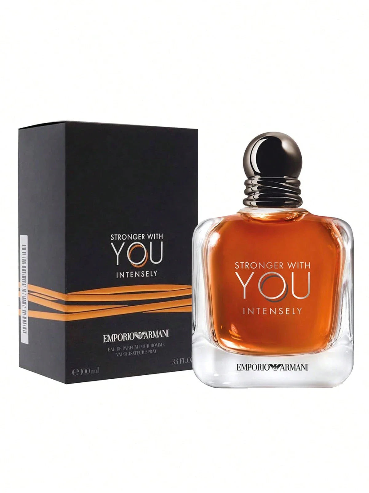 LocalGiorgio Armani Stronger With You Intensely Eau De Parfum Spray For Men EDP Intense Perfume Perfumes 1.7oz/50ml 3.4oz/100ml Long-Lasting Elegant Luxurious Timeless Classic Refined Boyfriend Husband Father Brother Birthday Graduation Party Travel Campi