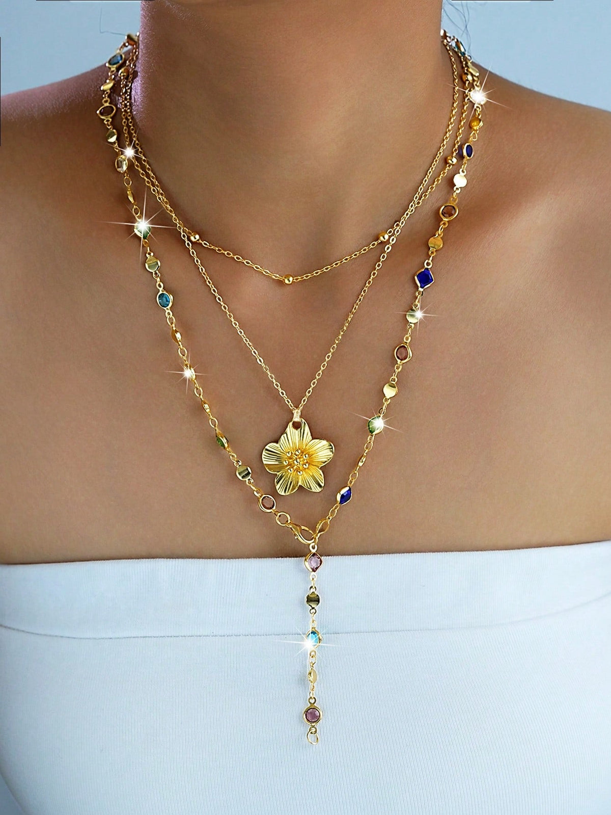 Bohemian Shell Pearl Necklace Set