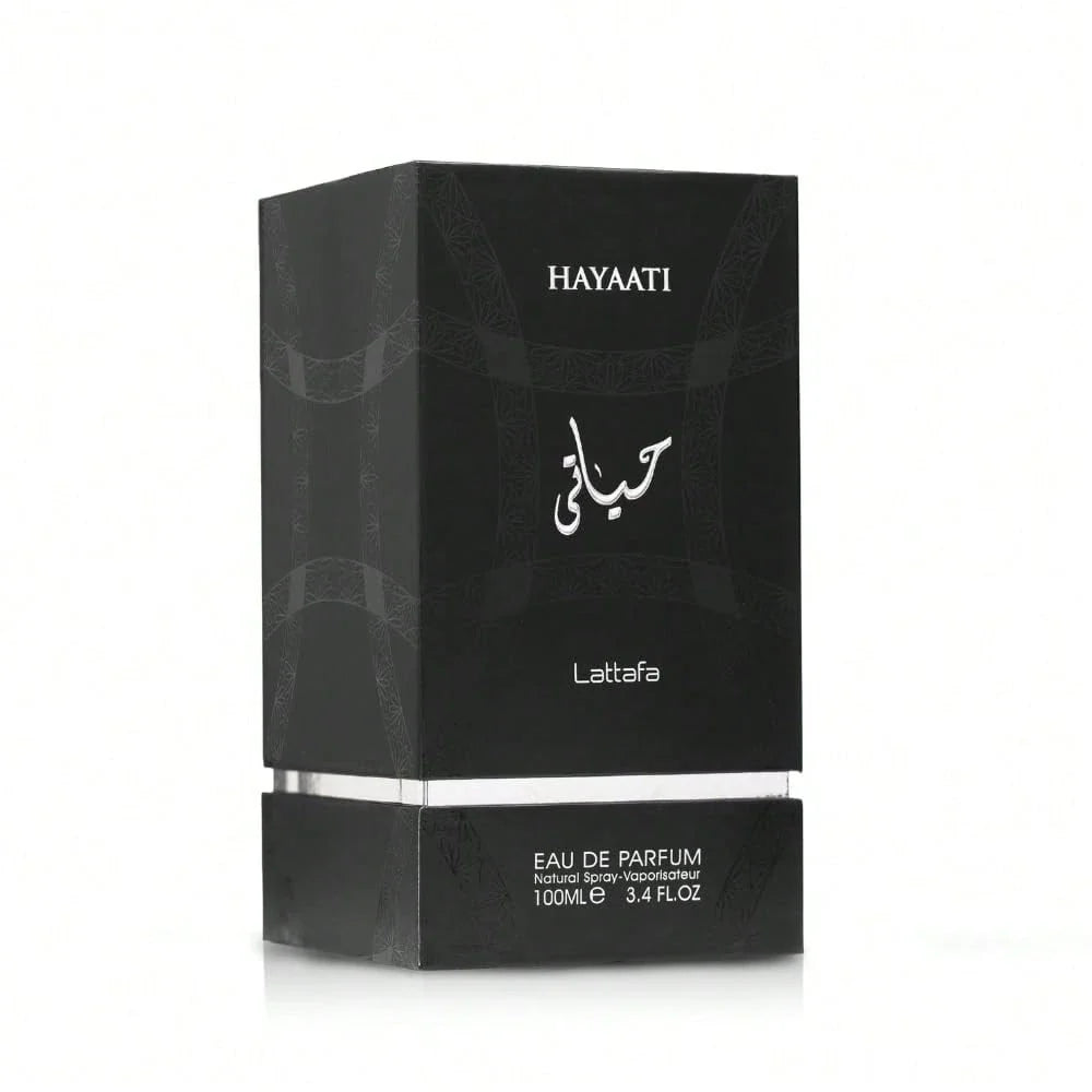 LocalLattafa Hayaati Eau De Parfum For Men 3.4 Oz | Woody Aromatic With Apple, Cinnamon & Vanilla | Warm Spicy Long-Lasting Cologne