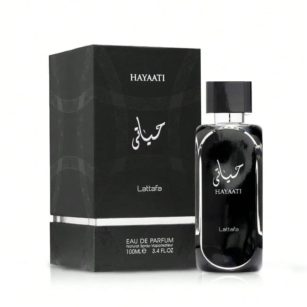 LocalLattafa Hayaati Eau De Parfum For Men 3.4 Oz | Woody Aromatic With Apple, Cinnamon & Vanilla | Warm Spicy Long-Lasting Cologne