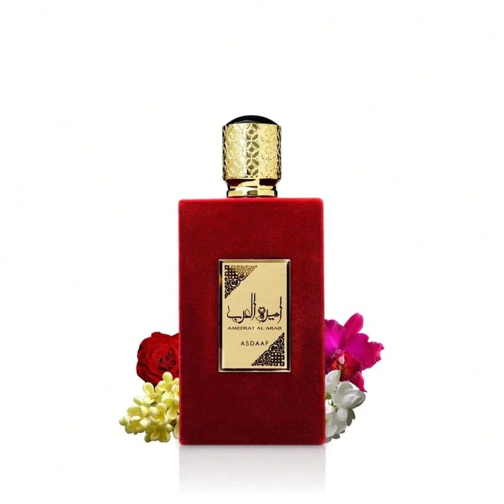 LocalLattafa Asdaaf Ameerat Al Arab Eau De Parfum For Women – 3.4 Oz | Floral Fragrance With Citruses, Jasmine & Oud | Aromatherapy Daytime Scent