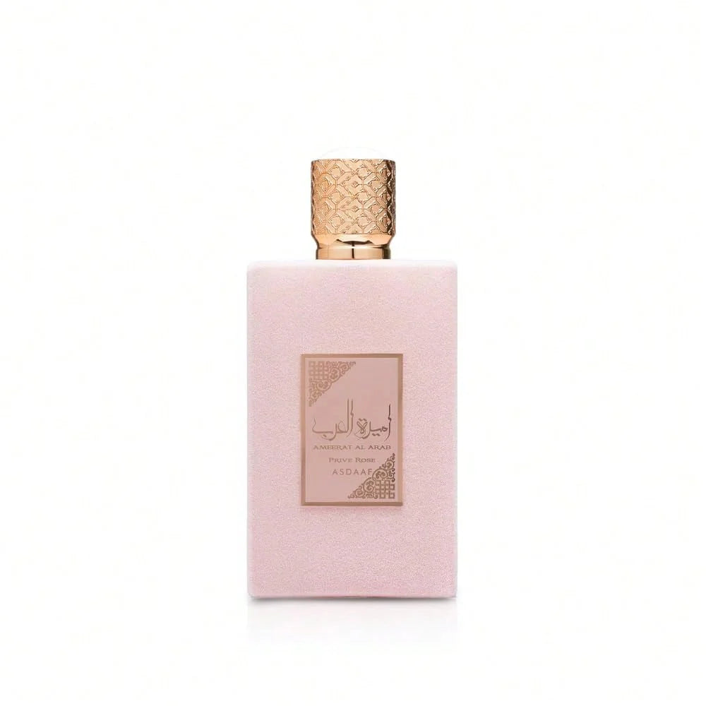 LocalLattafa Asdaaf Ameerat Al Arab Prive Rose Eau De Parfum For Women – 3.4 Oz | Floral Fruity Fragrance With Strawberry, Rose & Sandalwood | Long-Lasting Scent