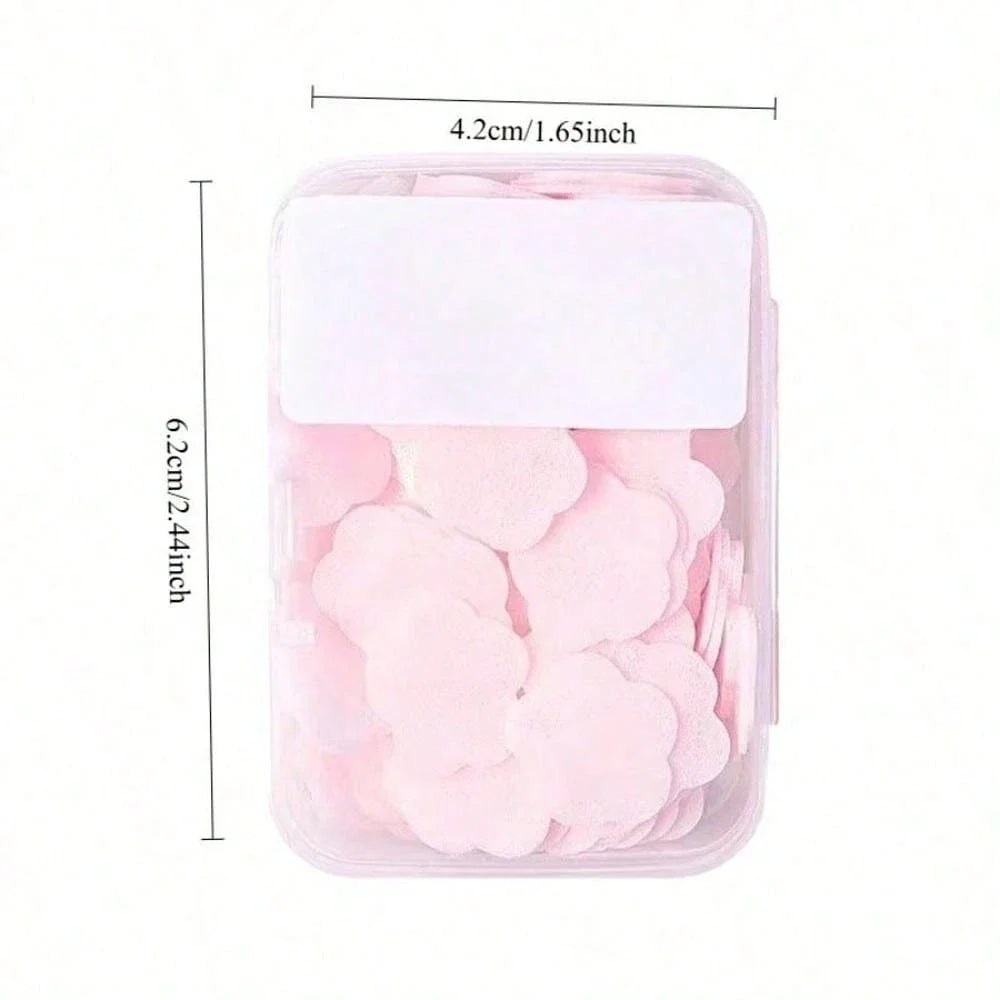 LocalThere Are 4 Different Fragrances Of Portable, Disposable Flower-Shaped Hand Sanitizer Wipes That Can Dissolve Hand Soap, Suitable For Both Children And Adults, And Can Be Used In Outdoor, Travel, And Camping Scenarios, Totaling 1 Box (About 100 Wipes