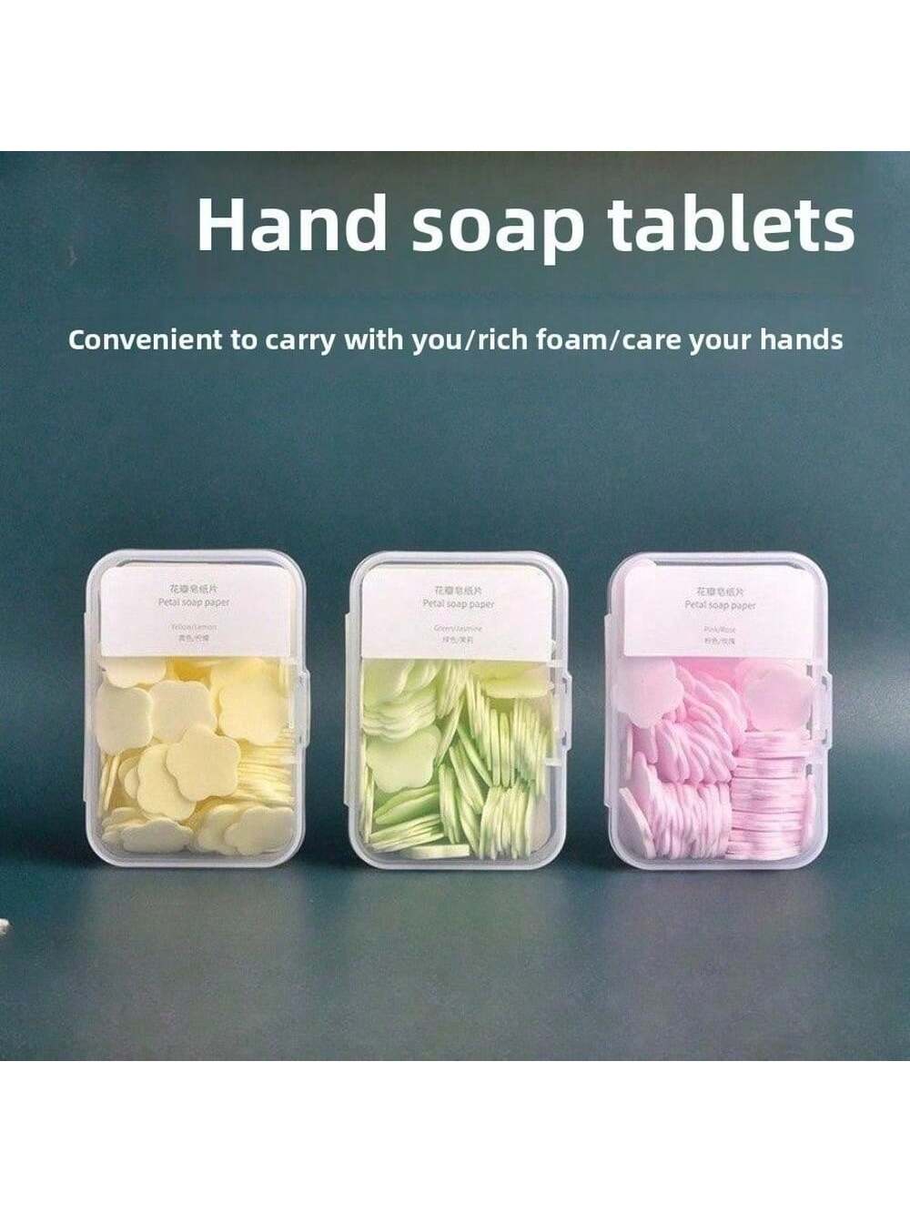 LocalThere Are 4 Different Fragrances Of Portable, Disposable Flower-Shaped Hand Sanitizer Wipes That Can Dissolve Hand Soap, Suitable For Both Children And Adults, And Can Be Used In Outdoor, Travel, And Camping Scenarios, Totaling 1 Box (About 100 Wipes