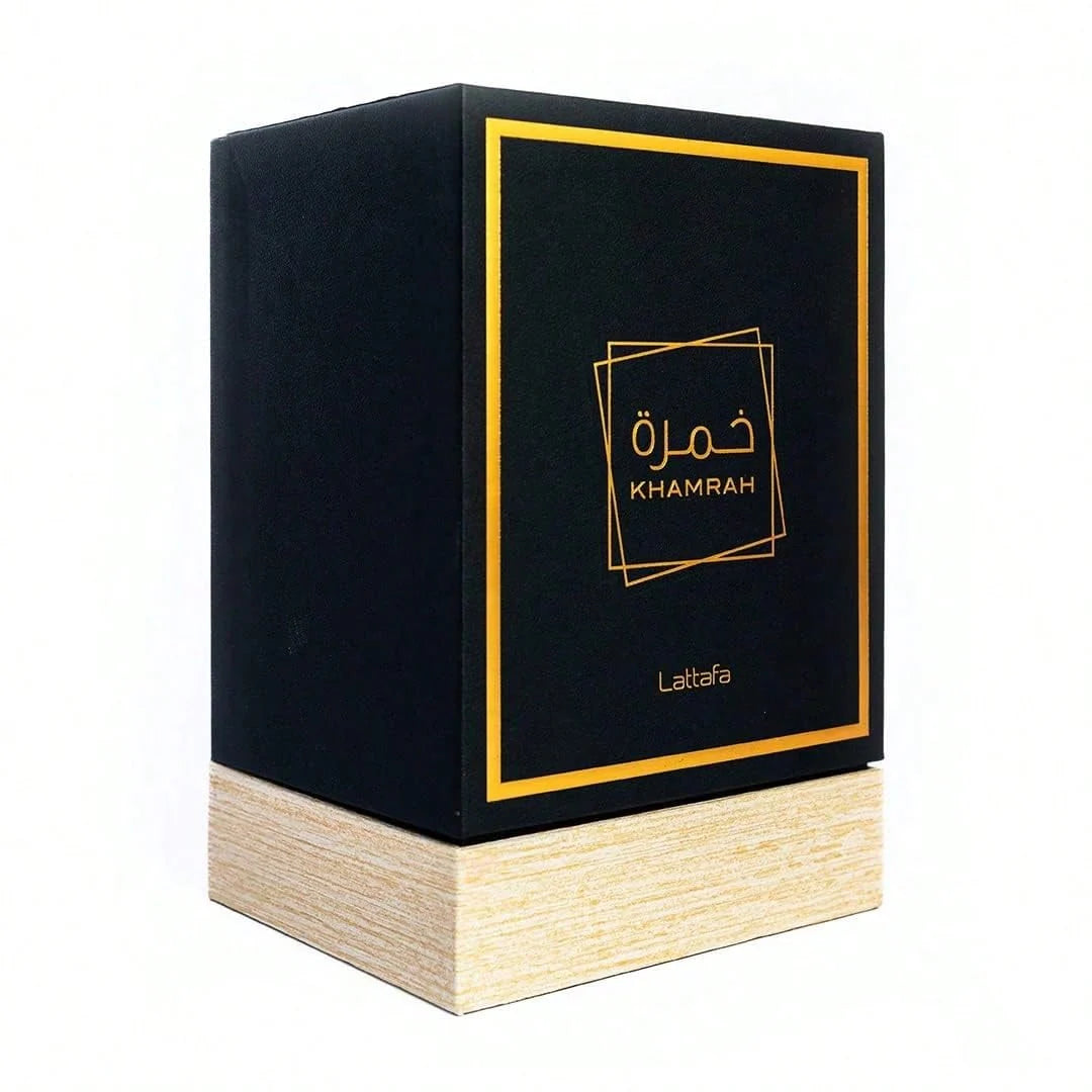 LocalLattafa Khamrah Eau De Parfum For Unisex – 3.4 Oz | Warm Spicy Cinnamon, Dates & Vanilla With Amberwood, Long Lasting Evening Fragrance
