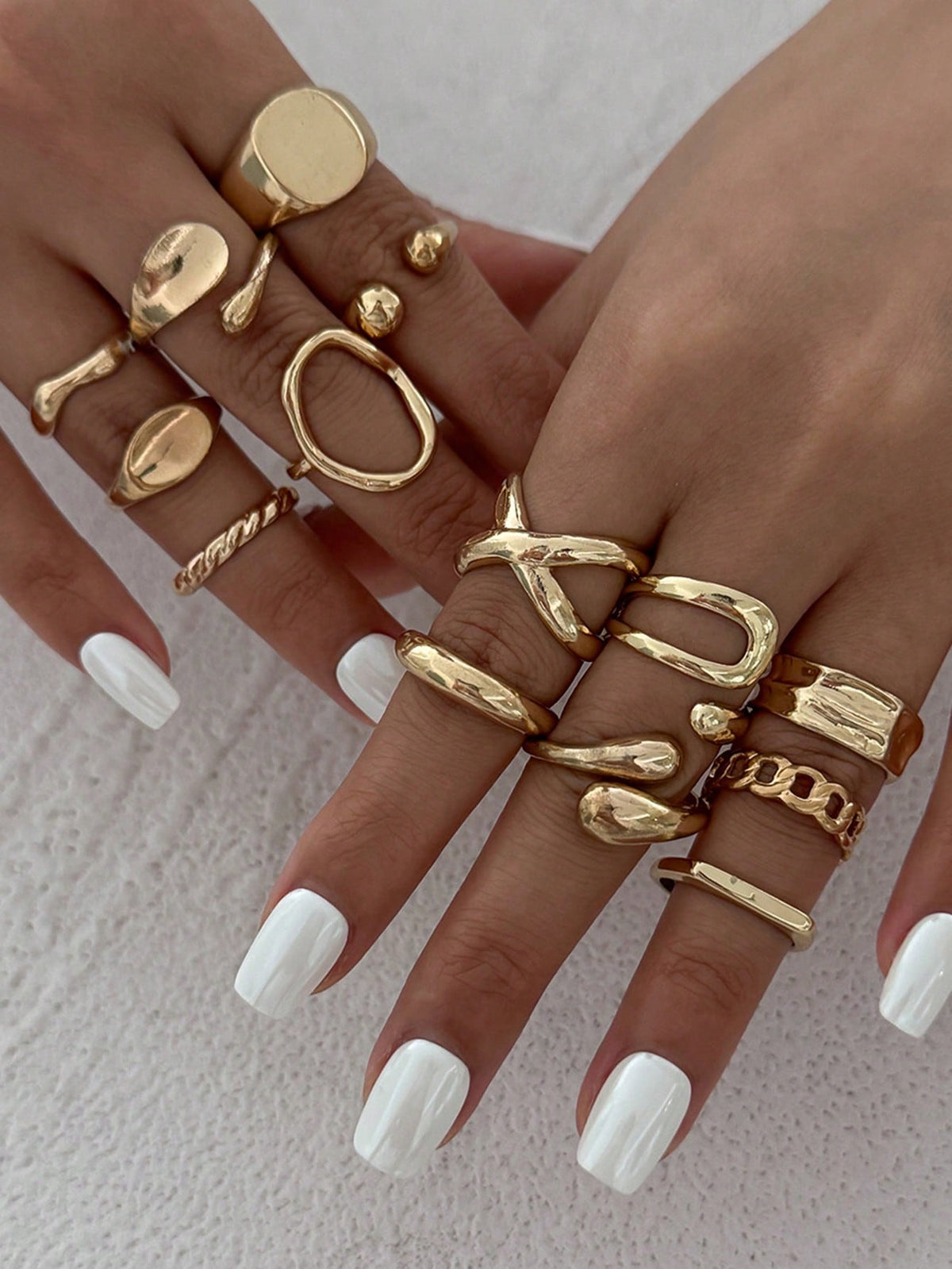 Boho Heart Knuckle Ring Set