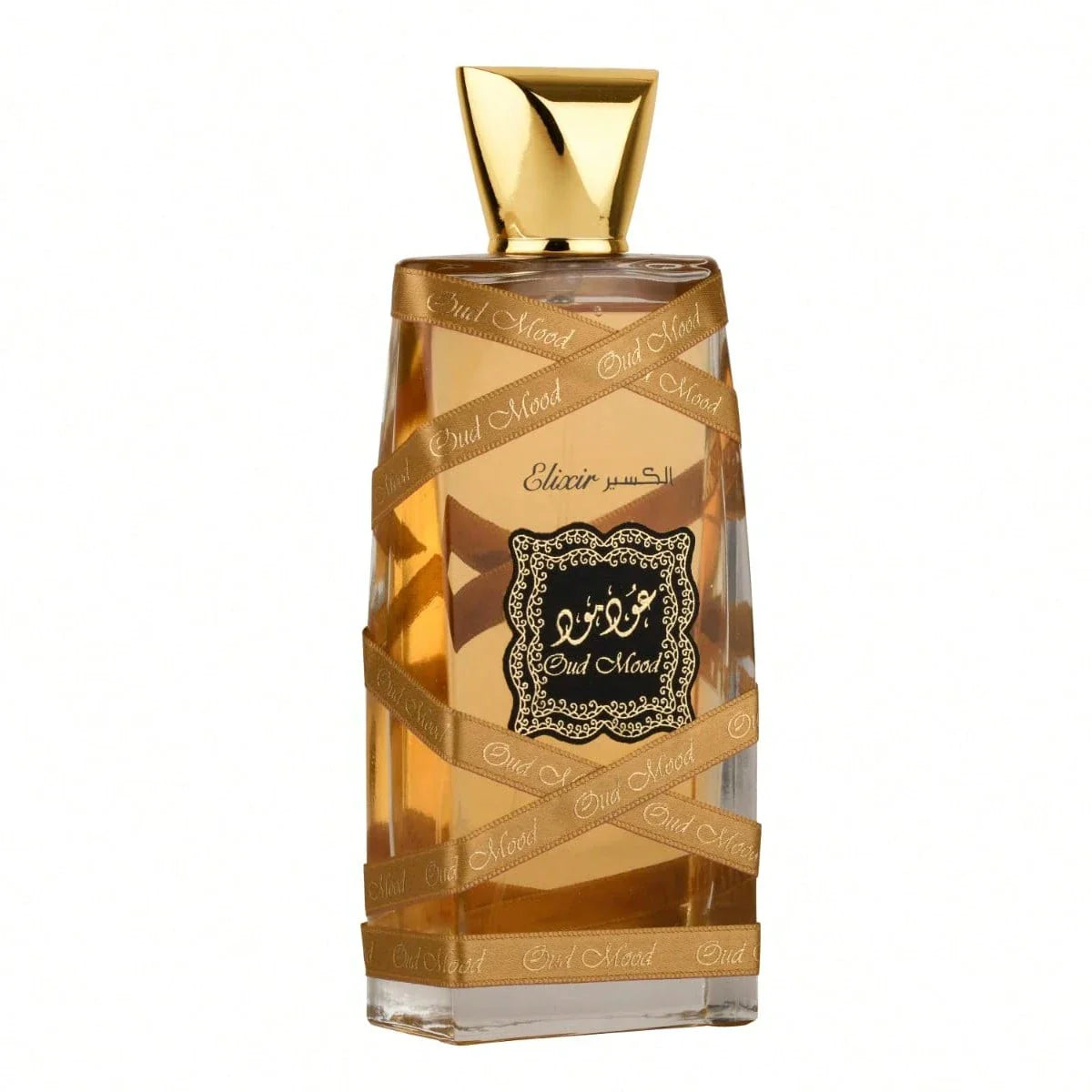 LocalLattafa Oud Mood Elixir Eau De Parfum 3.4 Oz / 100 Ml | Long-Lasting Oriental Woody Unisex Perfume | Saffron, Amber, Vanilla & Sandalwood Fragrance
