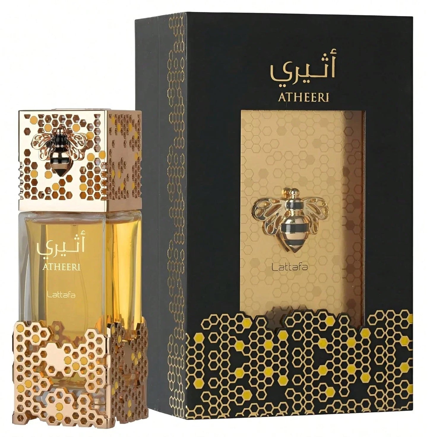 LocalLattafa Atheeri Eau De Parfum 3.4 Oz / 100 Ml | Unisex Long-Lasting Perfume | Amber, Woody, Floral & Vanilla Scent For Men And Women