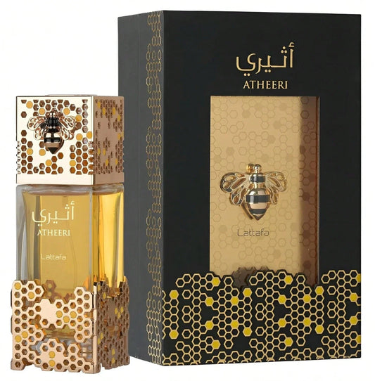 LocalLattafa Atheeri Eau De Parfum 3.4 Oz / 100 Ml | Unisex Long-Lasting Perfume | Amber, Woody, Floral & Vanilla Scent For Men And Women