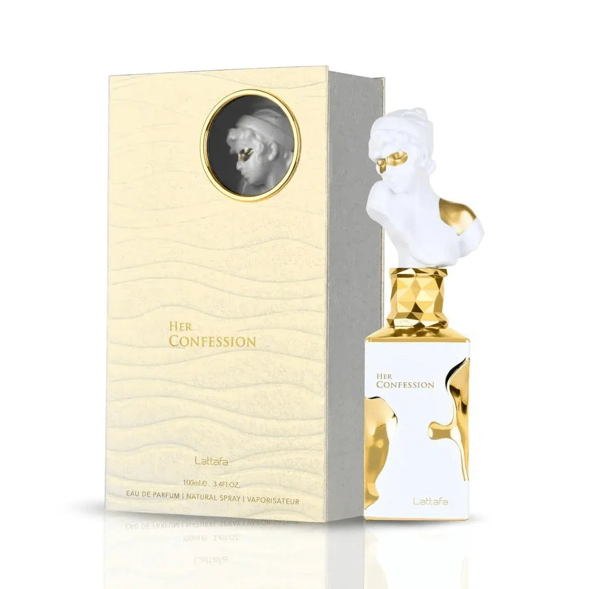 LocalLattafa Her Confession Eau De Parfum For Women – 3.4 Oz / 100 Ml | Vanilla Floral Amber Musk Scent, Long Lasting, Elegant & Alluring Fragrance For Any Occasion