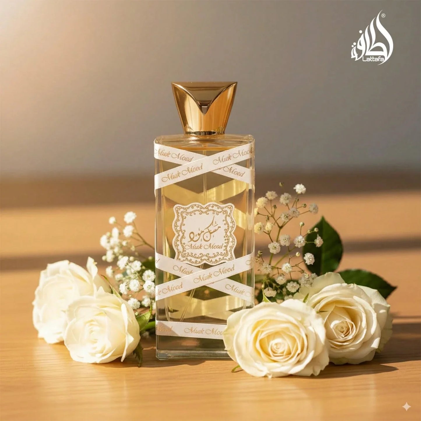 LocalLattafa Musk Mood Eau De Parfum For Unisex 3.4 Oz / 100 Ml | Long-Lasting White Musk Perfume With Vanilla, Sandalwood & Floral Notes | Soft Clean Scent For Men & Women