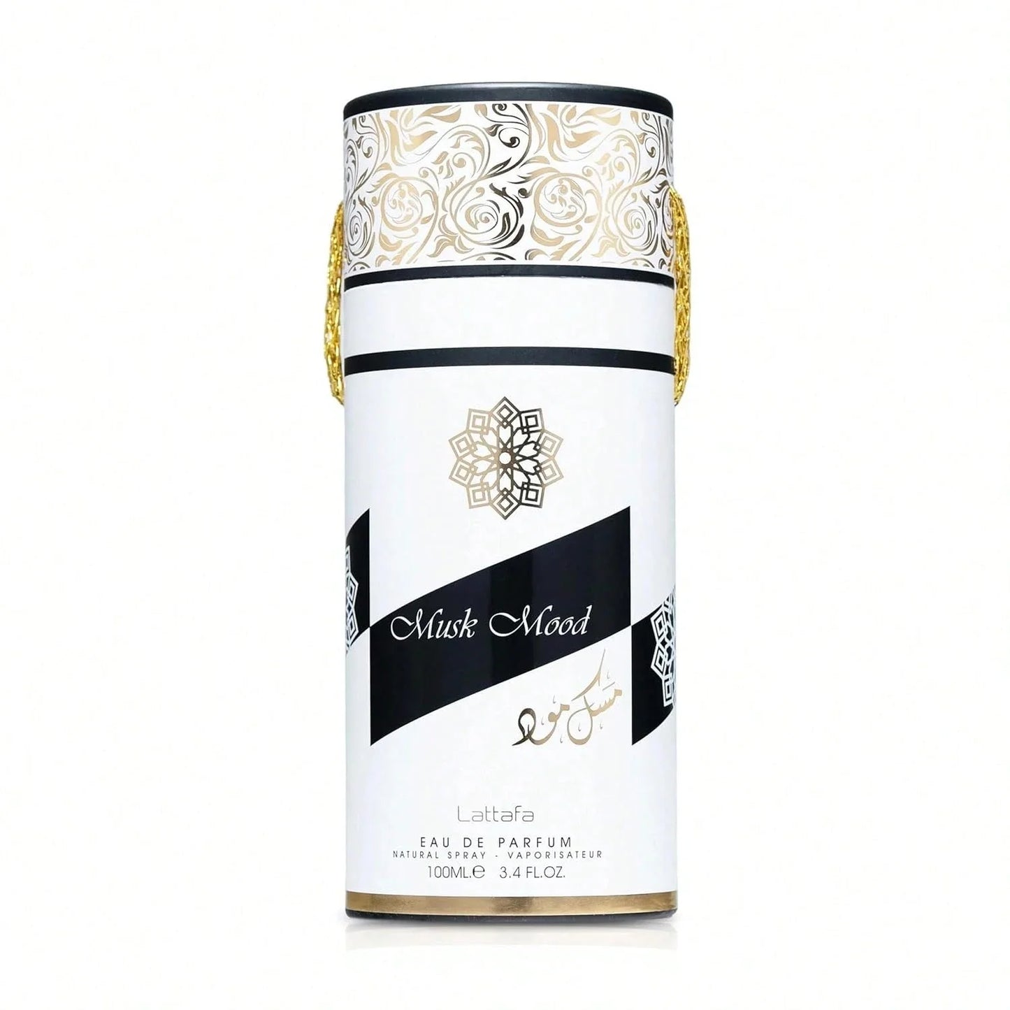 LocalLattafa Musk Mood Eau De Parfum For Unisex 3.4 Oz / 100 Ml | Long-Lasting White Musk Perfume With Vanilla, Sandalwood & Floral Notes | Soft Clean Scent For Men & Women