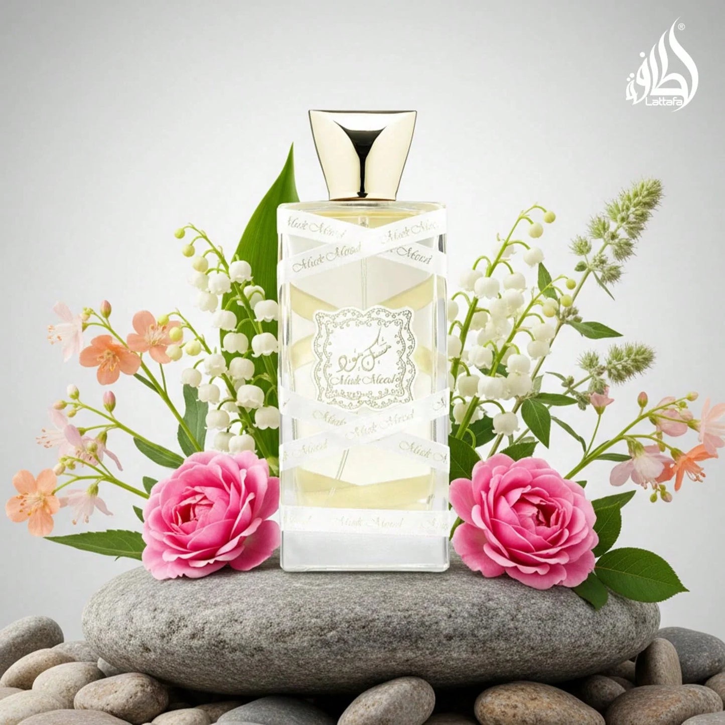 LocalLattafa Musk Mood Eau De Parfum For Unisex 3.4 Oz / 100 Ml | Long-Lasting White Musk Perfume With Vanilla, Sandalwood & Floral Notes | Soft Clean Scent For Men & Women