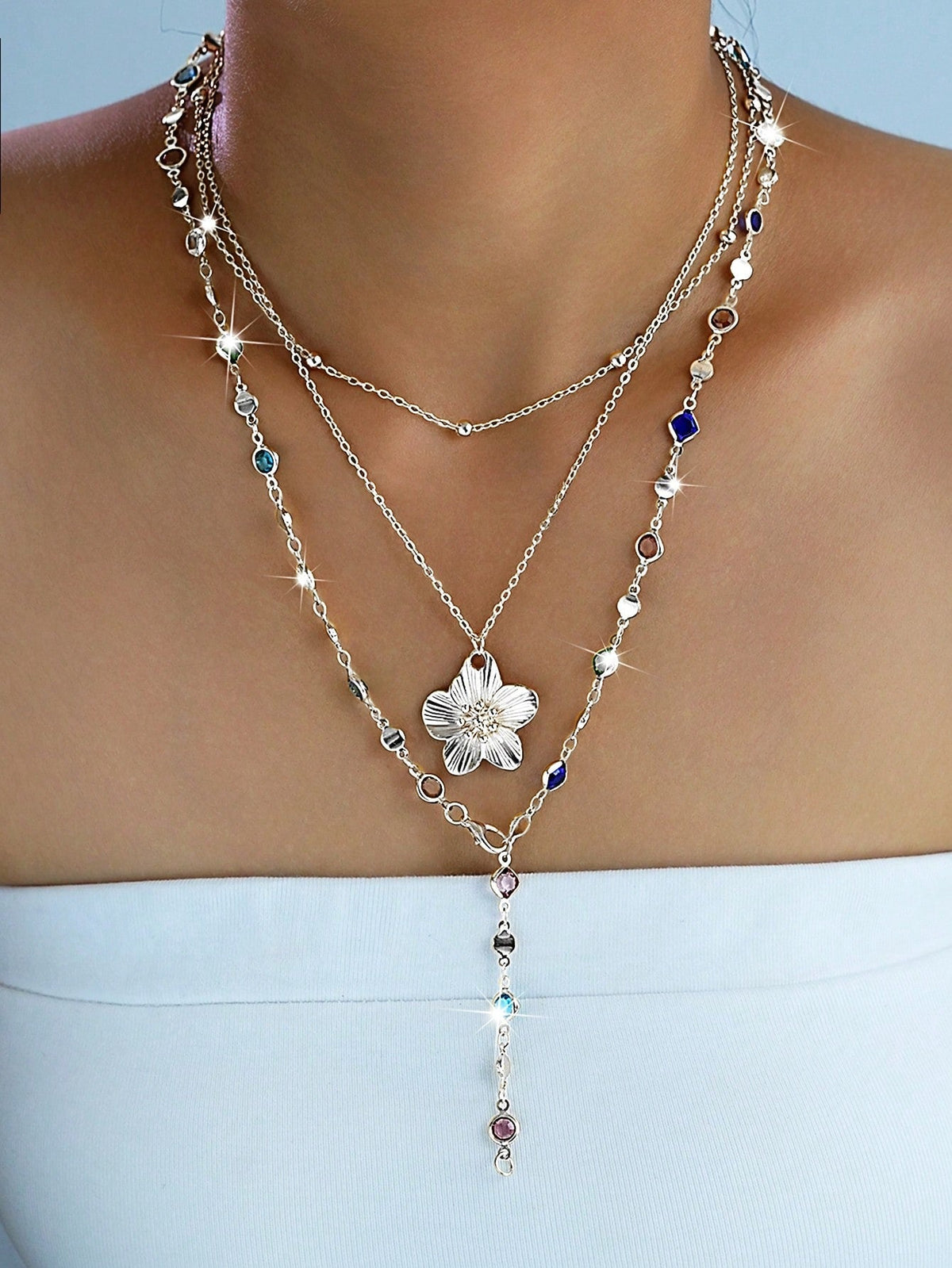Bohemian Shell Pearl Necklace Set