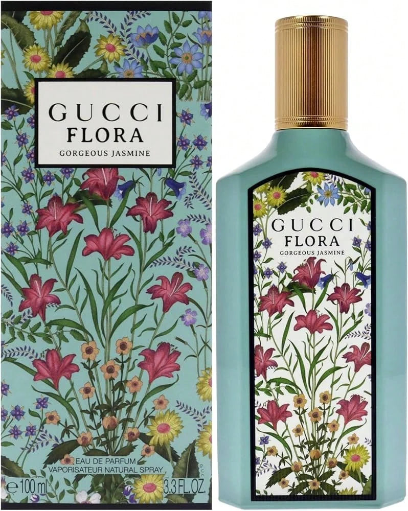 LocalGucci Flora Gorgeous Jasmine Eau De Parfum Spray For Women EDP Perfume Perfumes 1oz/30ml 1.6oz/50ml 3.3oz/100ml Long-Lasting Flower Sweet Girlfriend Wife Mother Friend Birthday Graduation Party Travel Camping Outdoors School Campus Trip Festivals Ann