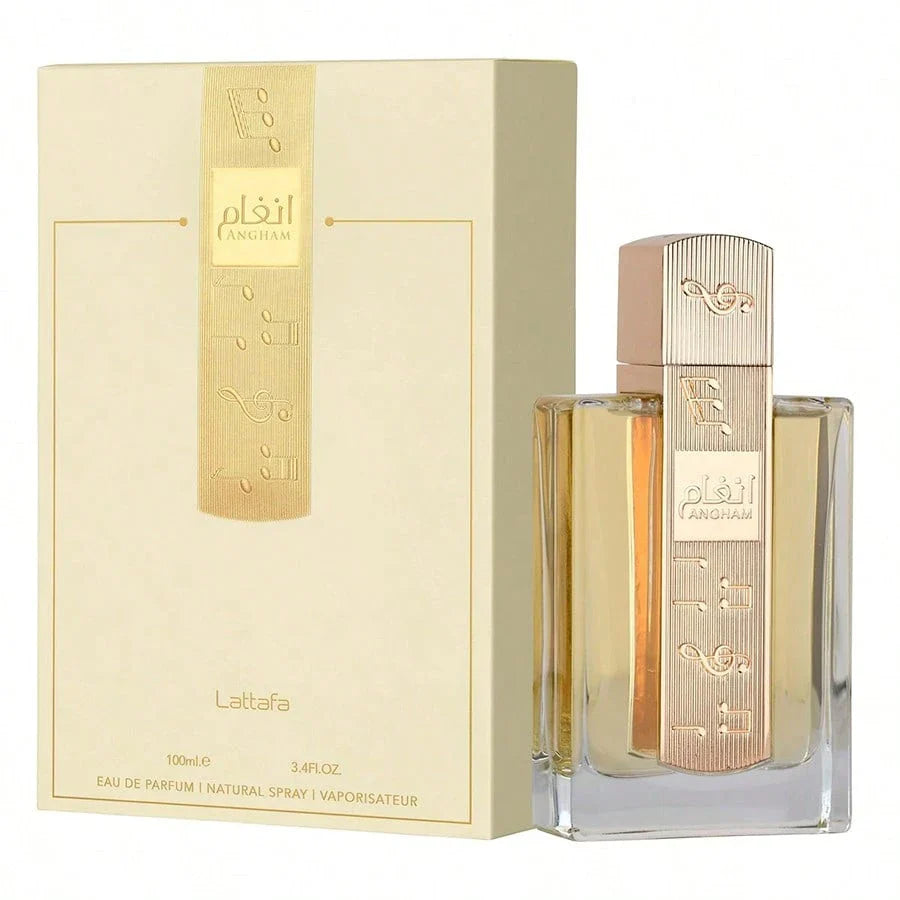 LocalLattafa Angham - Citrus, Lavender, Musk, Amber, Vanilla - Eau De Parfum Long-Lasting Fragrance For Unisex, 3.40 Ounce / 100 Ml, Long Lasting Perfume, Thanksgiving Gifts, New Year's Gifts, Christmas Gifts